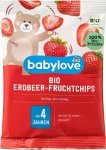 Babylove Bio Liofilizowane Truskawki Chipsy Chrupki 1r 12g