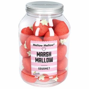 Mellow Mellow Marshmallow MEGA Truskawki 38szt 720g