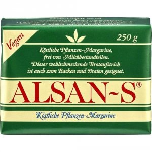 Alsan S roślinne wegańskie masło naturalna margaryna 250g