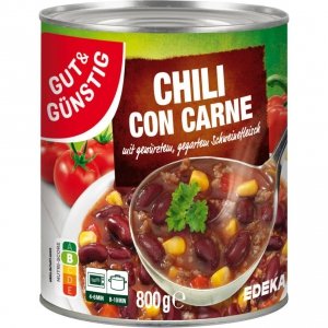 Pikantne Danie Meksykańskie Chili Con Carne fasolka papryka 800g