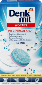 Denkmit 3 Fazowe tabletki WC Odkamieniające 16 szt