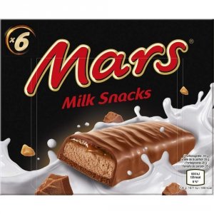 Mars Mleczna kanapka karmel przekąska mleczna 6x28g