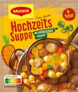 Maggi Naturalna mięsna Zupa Z Klopsikami Makaron Muszelki 4 Talerzy 