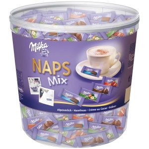 Milka Naps Mini Mix Czekoladki 4 Smaki 207 sztuk 1000g