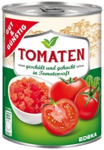 GG Obrane Pomidory Krojone Sos Własny  425ml