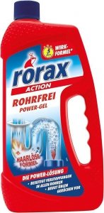 Rorax Rohrfrei Power Gel środek do czyszczenia odpływów 1l