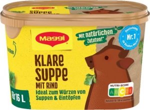 Maggi Klare Suppe Bulion Wołowy Zup Sosów 288g Proszek 16 Litr Niemcy