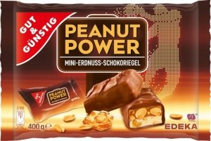 Batoniki Peanut Power Snicker Karmel 400g