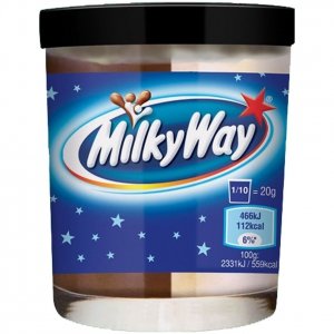 Milky Way Krem czekoladowy Duo Białą i Mleczna Czekolada