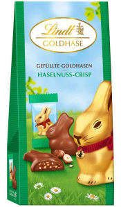 Lindt Wielkanocne Praliny Mleczne Orzechowe Nadzienie 80g Niemcy