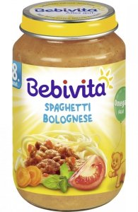 Bebivita Spaghetti Bolognese Wołowina 8m 220g 