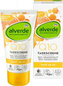 Alverde Bio Krem na Dzień Q10 Grejpfrut Rokitnik 50ml