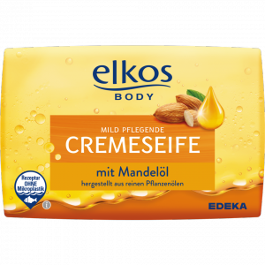 Elkos Wegańskie Mydło Migdałowe Kostka Niemieckie 150g