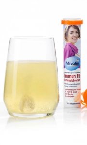 Mivolis Tabletki Musujące Odpornościowe Wit.C D3 B12 Selen 20 szt Na odporność 80g