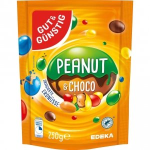 GG Kolorowe Orzechy Ziemne w Mlecznej Czekoladzie 250g