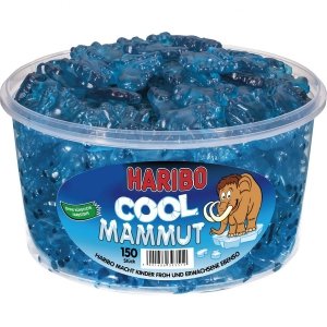 Haribo Żelki Cool Mammut 150szt 1200g DE