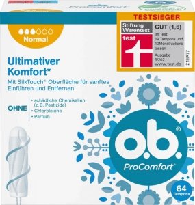 OB ProComfort Normal Original 64 szt Tampony Niemieckie