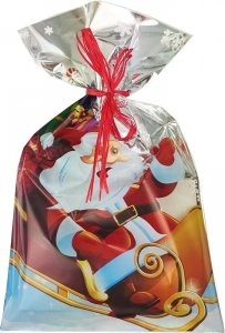 Torebki Woreczki Celofanowe Święta 20x35 szt