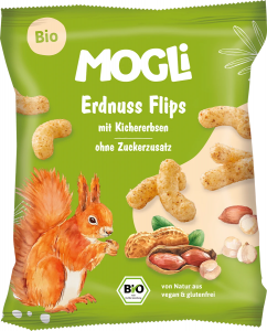 Mogli chrupki orzechowe z ciecierzycą od 3. roku życia 30g Niemcy