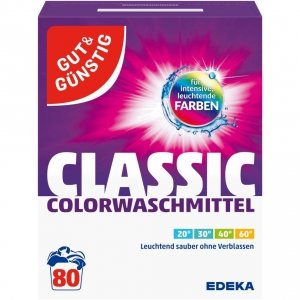 GG Niemiecki proszek do prania ubrań kolorowych 5,2kg 80p