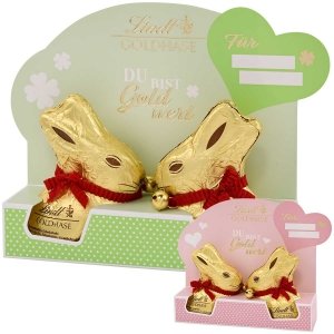 Lindt Zajączki Wielkanocne Mleczna Czekolada 100g