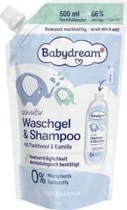 Babydream Sensitiv Żel Kąpieli Ekstrakt Rumianku Pantenol Uzup 500ml
