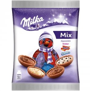 Milka Mix Alpenmilch Daim Oreo Knister 132g