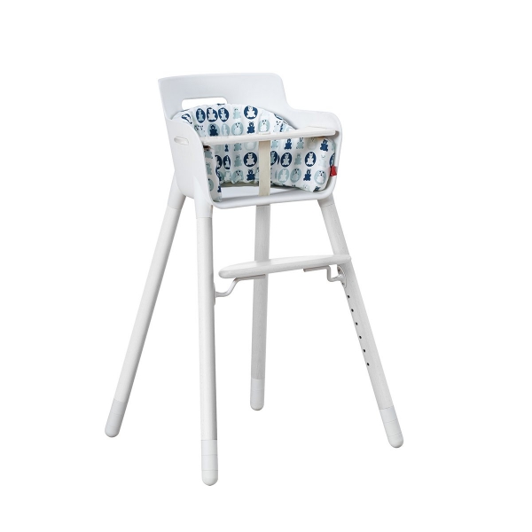 Wysokie krzesełko dziecięce Flexa Baby Białe