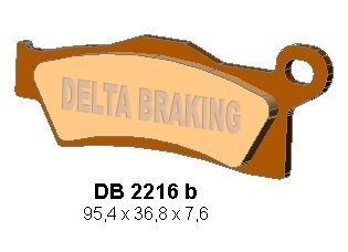 Klocki hamulcowe Delta DB2216 Can-Am Outlander 800/1000 Przód Prawy