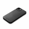 Mujjo Full Leather Case - etui skórzane do iPhone 14  kompatybilne z MagSafe (black)