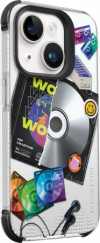 LAUT Pop Retro Music - obudowa ochronna do iPhone 13/14/15 kompatybilna z MagSafe (retro music)