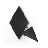 Nanoleaf Shapes Triangles Expansion Pack - panele świetlne (3 panele świetlne) (black)