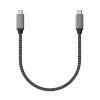 Satechi - kabel USB-C - USB-C 25 cm, 100W, 40Gbps (space gray)