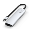Satechi 7-in-1 USB-C Slim Multiport Adapter with Ethernet - adapter do urządzeń mobilnych (USB-C PD, 2x USB-A, HDMI 4K, Ethernet