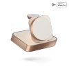 ZENS Nightstand Charger Pro 2 - ładowarka bezprzewodowa Qi2 15W do dwóch urządzeń kompatybilna z MagSafe (copper)