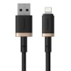 Kabel Baseus Dura 2.4A 2m (czarno-złoty)
