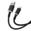 Kabel Baseus Dura 2.4A 2m (czarno-złoty)