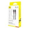 Kabel Baseus Dura Typ C 20W 1m (szaro-czarny)
