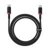 Kabel Baseus Dura Typ C-Typ C 100W 1m (czerwono-czarny)