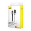 Kabel Baseus Unbreakable Typ C-Typ C 100W 1m (czarny)