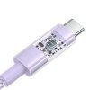 Kabel Baseus Gem Typ C-Typ C 100W 1m (fioletowy)