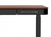 Biurko ACTIVEJET z elektryczną regulacją wysokości 140x70 ET119W-C czarny/orzech