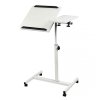 MACLEAN MOBILNE BIURKO/STAND NA LAPTOP, BIAŁE, REGULACJA WYSOKOŚĆ 59-89CM, MAX. 30KG MC-121 W