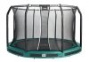 Trampolina Premium Ground Combo 396cm Zielona