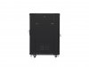 Szafa rack Lanberg FF01-6822-12B (22U; 19''; 1160 mm / 600mm / 800 mm; stojąca; Szklane; 800 kg; kolor czarny)