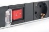 Digitus Listwa zasilająca PDU 19 RACK 7xSchuko, 2m 1xSchuko, 16A, wł./wył., aluminiowa