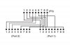 Digitus Adapter RJ45  na kablu / 2x gniazdo RJ45 ekran
