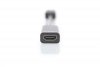 Digitus Kabel adapter Displayport z zatrzaskiem 1080p 60Hz FHD Typ DP/HDMI A M/Ż czarny 0,15m