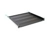 Digitus Półka do szaf 450mm 19 483x450mm 1U czarna z regulacją i podporą
