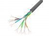 Lanberg Kabel LAN UTP 100Mb/s 305m linka cca szary
